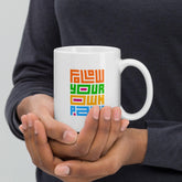 Bold Typography Statements White Glossy Mug - Beyond T-shirts